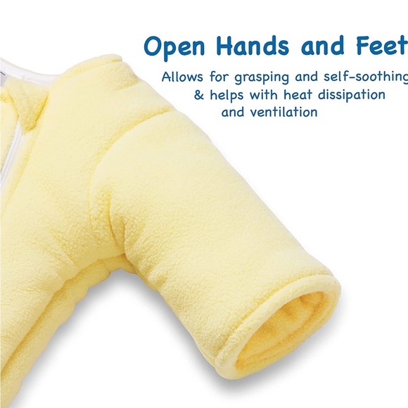 NEW baby Merlin’s magic sleep suit swaddle transition product microfleece - Picture 2 of 9